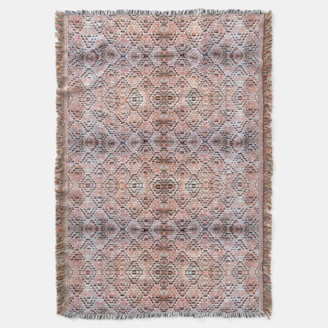 Lancer la couverture - Motif en brique diamant (devant Vertical)