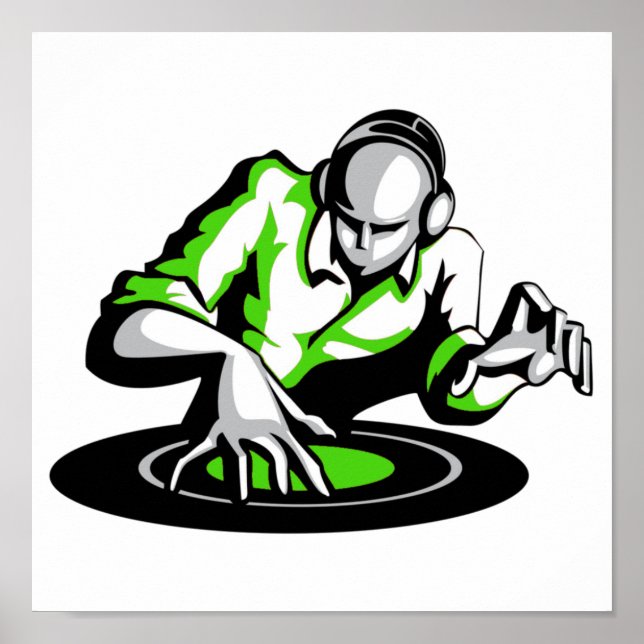 Lancez la fête DJ Poster (Devant)