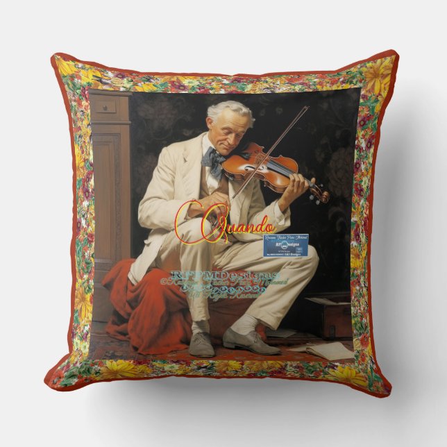 Lancez Oreiller Brûlé Rouge (Quando) RFPMDesigns © (Recto)