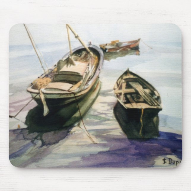 Lanchas de pesca/Fischerboote Mousepad (Vorne)