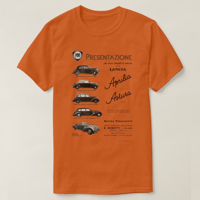 LANCIA APRILIA ASTURA  T-Shirt (Design vorne)