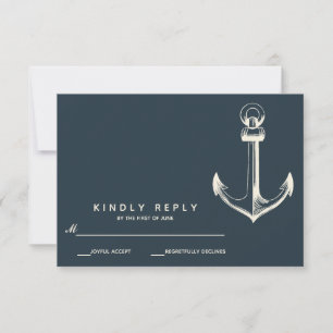 L'ancrage bleu   Mariage RSVP