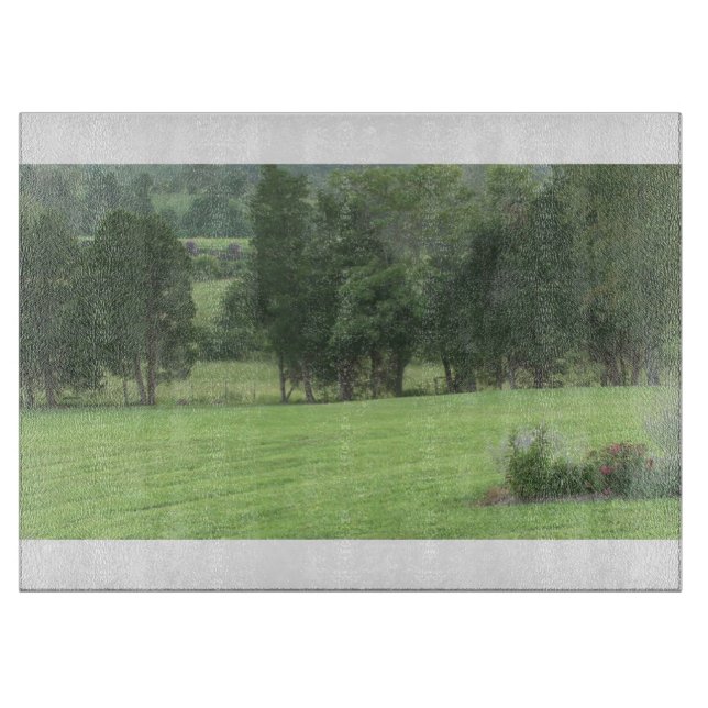 Land 1 Glasspanplatte Schneidebrett (Vorderseite)