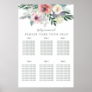Land Aquarellblüte Poster