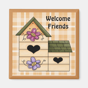 Land Birdhouse Kühlschrankmagnet 4