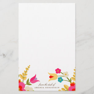 Land-Blumen Briefpapier