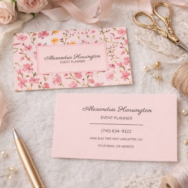 Land Blumen Visitenkarte (Von Creator hochgeladen)