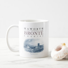 Land Bronte mit Kirche und Parsony Kaffeetasse