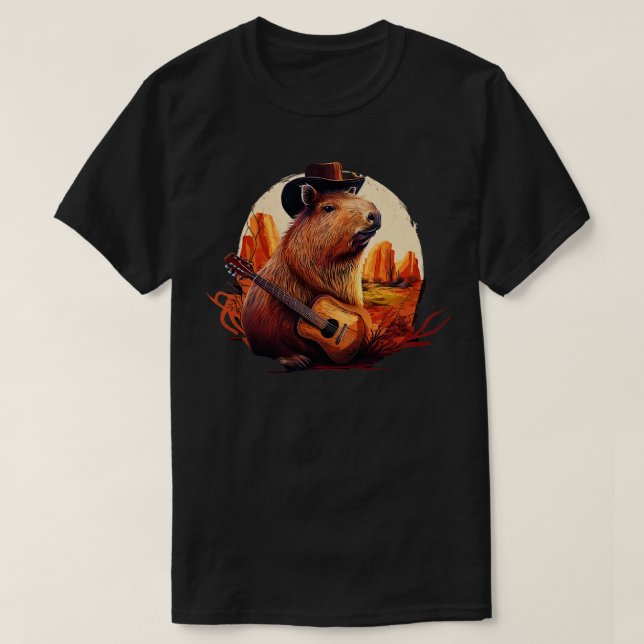 Land Capybara 5 T-Shirt (Design vorne)