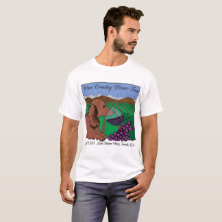 Land-Dackelfest-T - Shirt des Wein-2018 auf Weiß