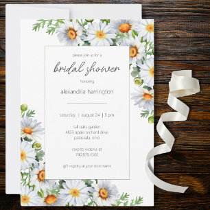 Land-Daisies-Braut- Abschiedsparty Einladung