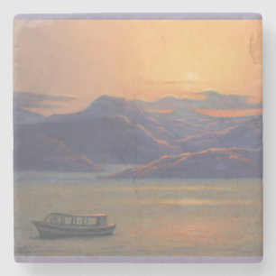 "Land der Antike Marmorboden Untersetzer" Steinuntersetzer