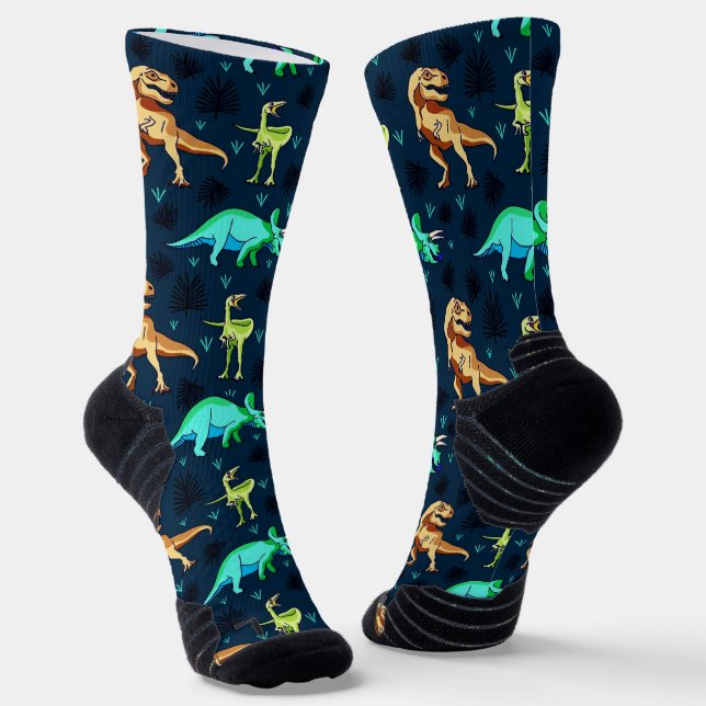 Land der Dinosaurier Socken (Gewinkelt)