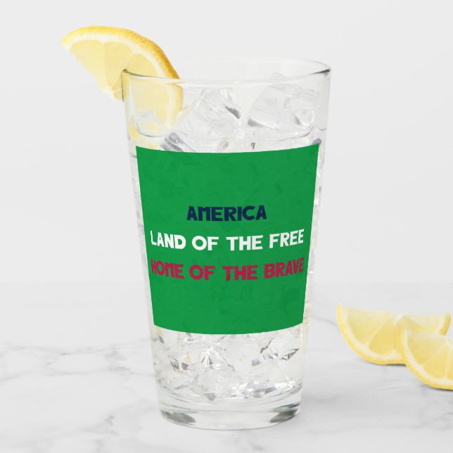 Land der Freie ... Glas (Vorderseite Ice)