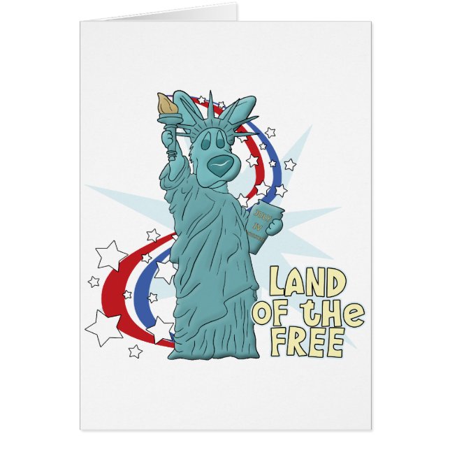 Land der freien Corgi-Karte (Vorne)