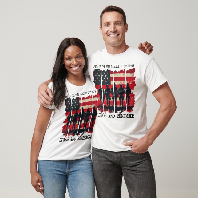 Land der freien Ehre Erinnern T-Shirt (Unisex)