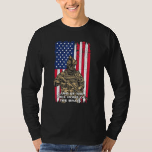 Land der Freien, Heimat der Tapferen, 4. Juli T-Shirt