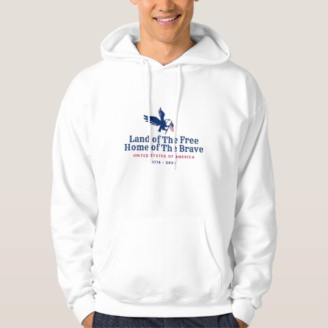 Land der Freien Hoodie (Vorderseite)