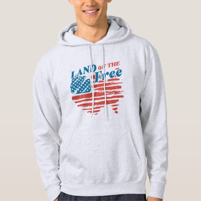 Land der Freien Hoodie (Vorderseite)