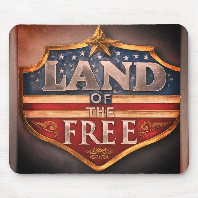 Land der Freien Mousepad (Vorne)