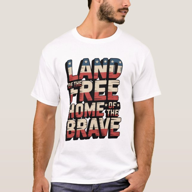 Land der Freien T-Shirt (Vorderseite)