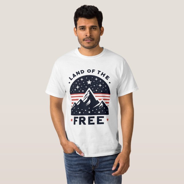 Land der Freien T-Shirt (Vorne ganz)