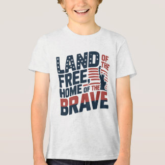 Land der Freien, Zuhause der Brave - 4. Juli Tri-Blend Shirt