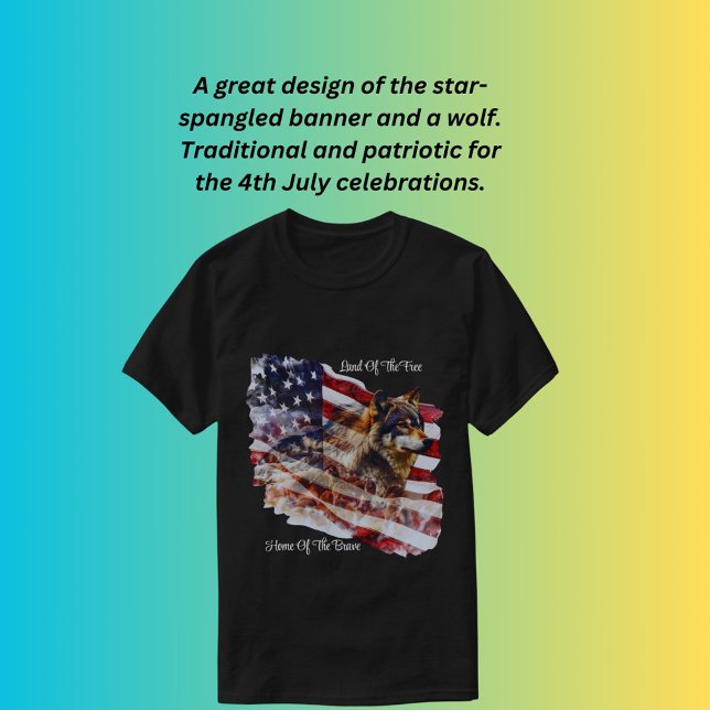 Land der freien, Zuhause der Tapferkeit T-Shirt (Von Creator hochgeladen)