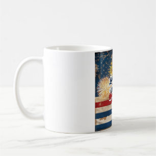 Land der Freiheit wegen der Tapferkeit Juli Kaffeetasse