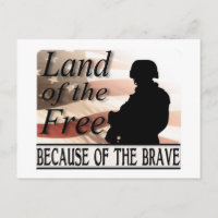 Land der Freiheit wegen der Tapferkeit