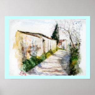 LAND DER TUSKANISCHEN POSTER