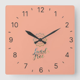 Land der Uhr der freien Mauer