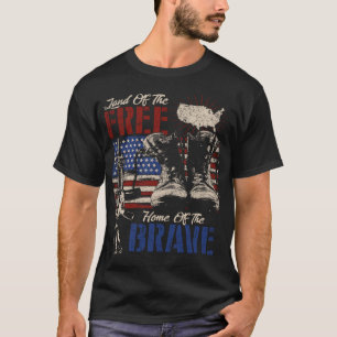 Land des Freehoms der tapferen Veteranen T-Shirt