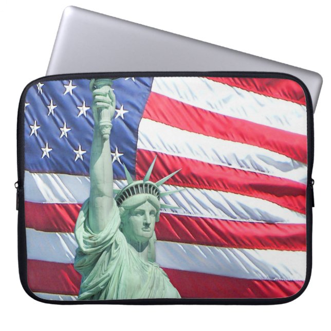 Land des Freien Patriotischen Laptopschutzhülle (Vorderseite)