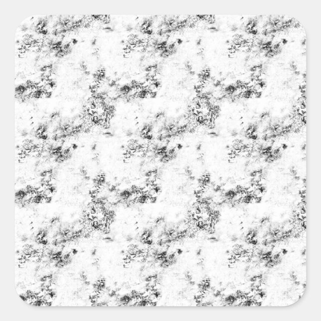 land Design Seventeen Quadratischer Aufkleber (Vorderseite)