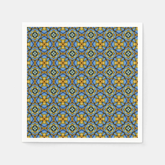 Land Französisch, Farben Französisch Provence Napk Serviette (Vorderseite)