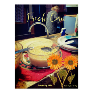 Land Frisches Gemüse - Mais Poster