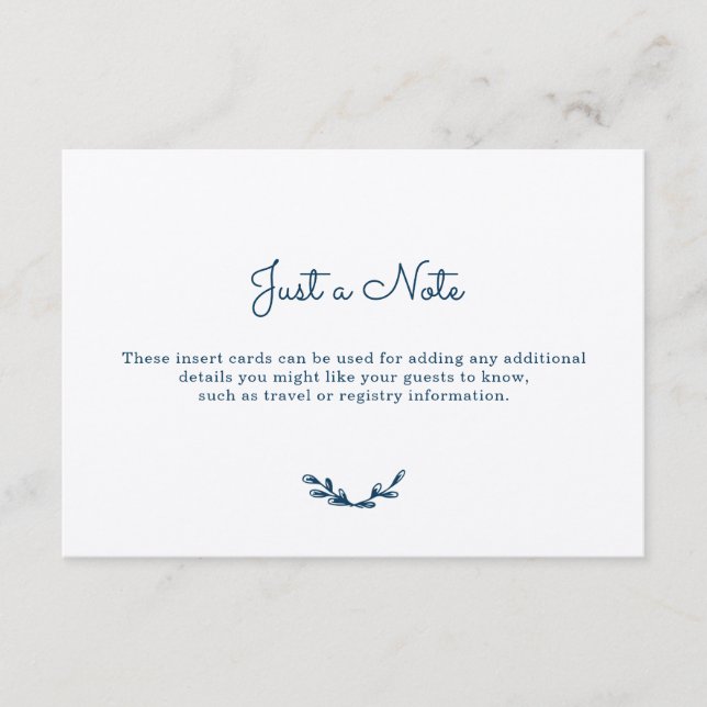 Land Gingham Beilagen Begleitkarte (Vorderseite)