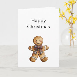 Land Glückliches Lebkuchen-Weihnachtsgebäck Karte