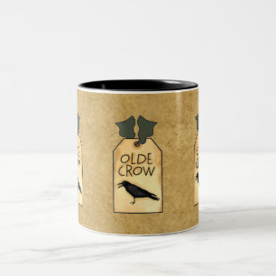 Land-Goldspaß Olde Krähen-Umbau-Kaffeetasse-Tasse Zweifarbige Tasse