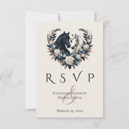 Land Hochzeiten in der Liebe RSVP Karte