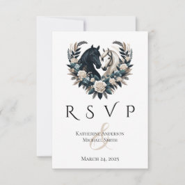 Land Hochzeiten in der Liebe RSVP Karte