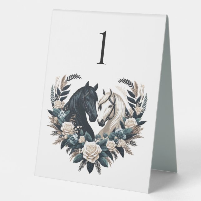 Land Hochzeiten in der Liebe Tischaufsteller (Vorderseite)