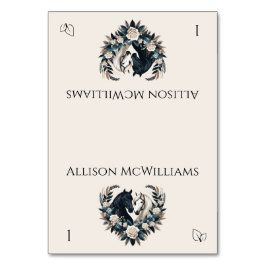 Land Hochzeiten in der Liebe - Vegetarier Tischnummer