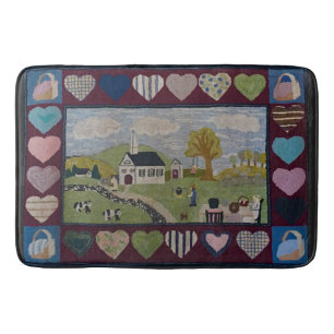 Land Hooked Rug Badematte