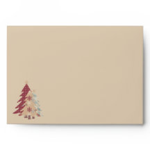 Land Karierte Bäume, Rehweihnachtsumschlag 2