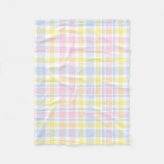 Land-karierter Pastellbaby-Duschen-Mama-Säugling Fleecedecke