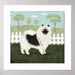 Land Keeshond Poster