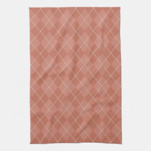 Land Küchenhandtuch Rot Argyle Handtuch