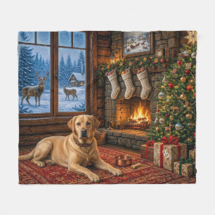 Land Labrador Retriever Urlaub Fleecedecke